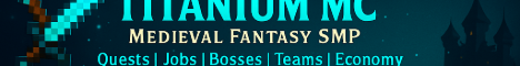 banner for Titanium MC server