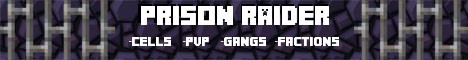 banner for PrisonRaider server