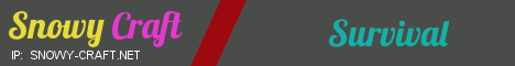 banner for SnowyCraft server