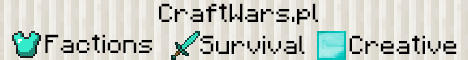 banner for CraftWars- Polish server server