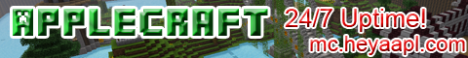 banner for AppleCraft server