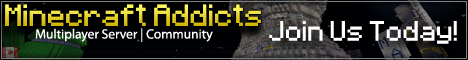 banner for Minecraft Addicts server