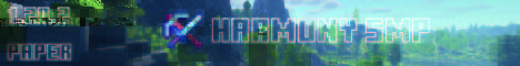 banner for Harmony SMP server