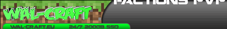 banner for WalCraft Network server