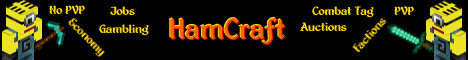 banner for HamCraft server