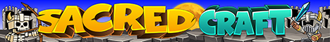 banner for SacredCraft server