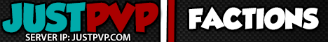banner for JustPVP server