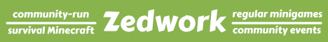 banner for Zedwork Vanilla server