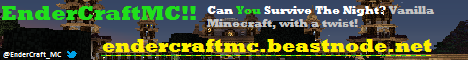 banner for EnderCraft Survival/Raiding 24/7 server