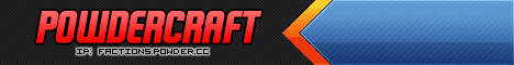 banner for PowderCraft server