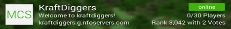 banner for CraftDiggers server