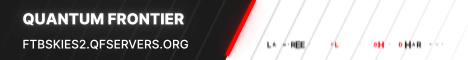 banner for Quantum Frontier FTB Skies 2 server