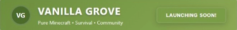 banner for Vanilla Grove server