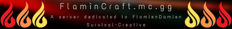 banner for FlaminCraft server