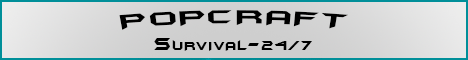 banner for PopCraft server