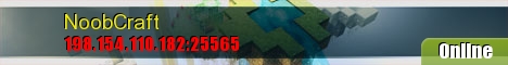 banner for NoobCraft server