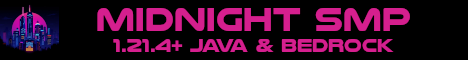 banner for Midnight SMP server