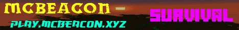 banner for McBeacon server
