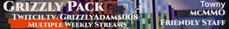 banner for Grizzly Pack server