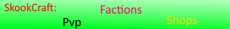 banner for SkookCraft server