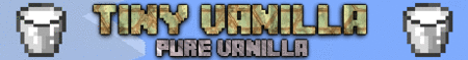 banner for Tiny Vanilla SMP server