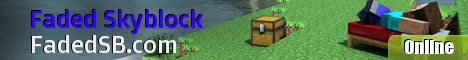 banner for Faded Skyblock server