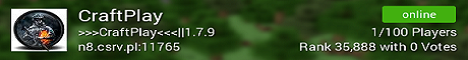 banner for CraftPlay server