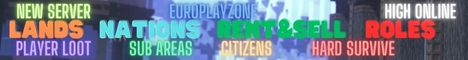 banner for EuroPlayZone Lands Wars Opened 11 07 server