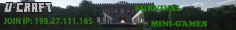 banner for U-Craft server