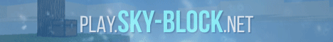 banner for Sky-Block server