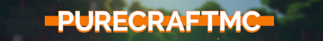 banner for PureCraftMC server
