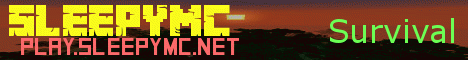 banner for SleepyMC server