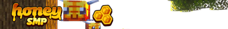 banner for HoneySMP server