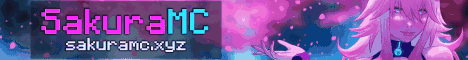 banner for SakuraMC server