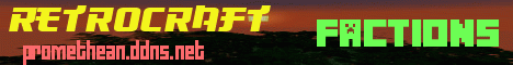banner for RetroCraft server