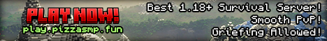 banner for PizzaSMP server