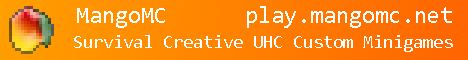 banner for MangoMC server