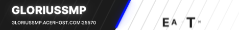 banner for GloriusSMP server