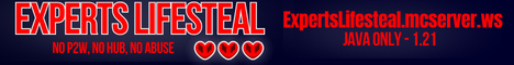 banner for Experts Lifesteal server