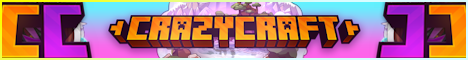 banner for crazycraft network server