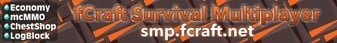 banner for fCraft.net survival multiplayer server